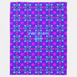 Polaire Pièce de mon cœur 150 cm x 200 cm couverture en mo
