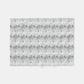 Polaire Pied d'oiseau inhabituel Imprimer Couverture de po (Devant (Horizontal))