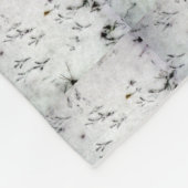 Polaire Pied d'oiseau inhabituel Imprimer Couverture de po (Coin)