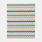 Polaire Plaid Chevron Design Couverture Douce en Molleton (Devant)