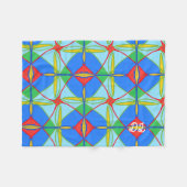 Polaire Plaid Unique Abstrait Couverture en Molleton (Devant (Horizontal))
