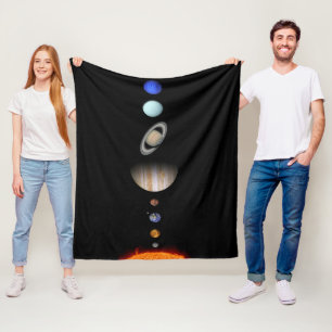 Polaire PLANÈTES de la couverture faite sur commande