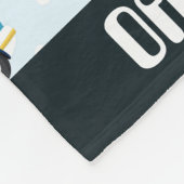 Polaire Police ajouter nom bébé garçons couverture (Coin)