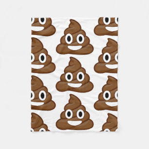 Polaire poop emoji couverture