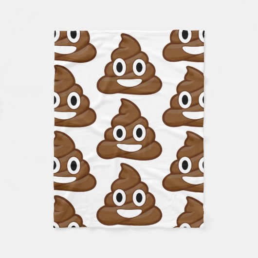 Polaire poop emoji couverture (Devant)