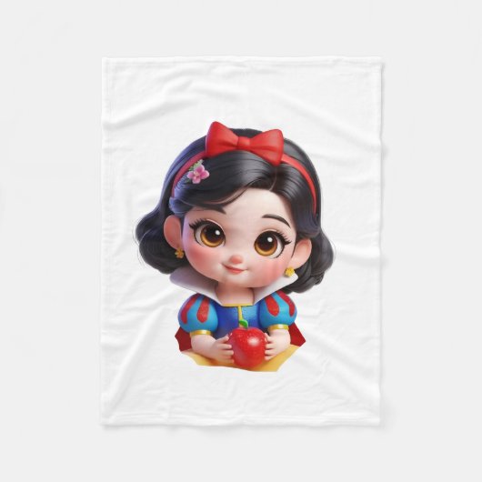 Polaire Princesse Chibi avec couverture de pomme (Devant)