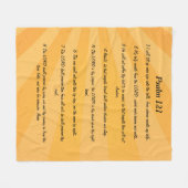 Polaire Psaume 121 couverture en toison (Devant (Horizontal))