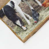 Polaire Quelques poulets et une couverture de cheval (Coin)