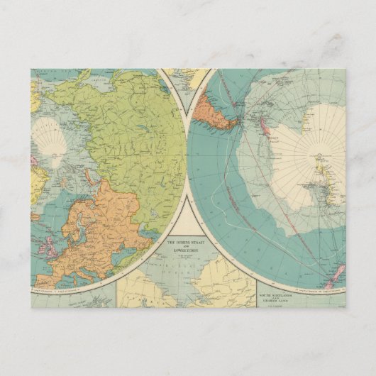 Polaire regio's briefkaart (Voorkant)