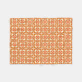 Polaire Rétro couverture de jet d'ouatine de motif de (Devant (Horizontal))