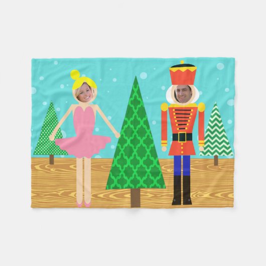 Polaire Rétro couverture d'ouatine de photo de défilé de (Devant (Horizontal))