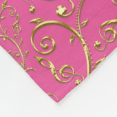 Polaire Rose ou toute couverture de notes de musique de (Coin)