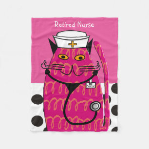 Polaire Rose retiré de couverture d'ouatine de chat