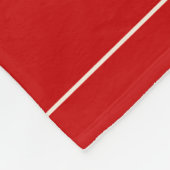 Polaire rouge amour vous couverture (Coin)