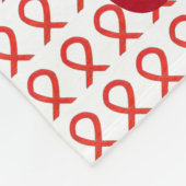 Polaire Ruban de sensibilisation rouge - Couverture de la (Coin)
