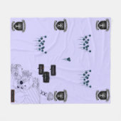 Polaire SilverWish jeter la couverture design #1 (Devant (Horizontal))