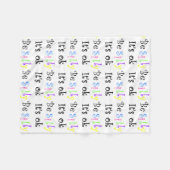 Polaire Sois idiot, c'est une couverture à molleton (Devant (Horizontal))