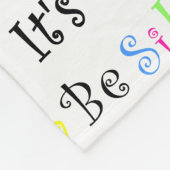 Polaire Sois idiot, c'est une couverture à molleton (Coin)