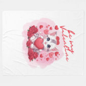 Polaire Sois ma couverture valentine (Devant (Horizontal))