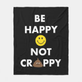 Polaire Soyez couverture non misérable heureuse d'ouatine (Devant)