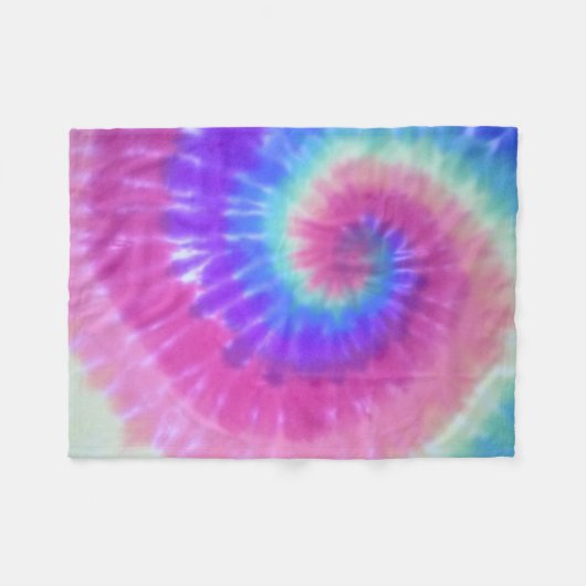 Polaire spirale d'arc-en-ciel de couverture d'ouatine de (Devant (Horizontal))