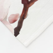 Polaire Superbe couverture Peacock Japonaise Aquarelle (Coin)