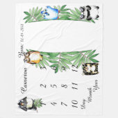 Polaire Taille 80 x 60 de couverture d'étape importante de (Devant)