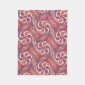 Polaire Tesselage de lièvres Doux rouge Couverture 8 (Devant)
