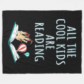 Polaire Tous Les Enfants Cool Lisent La Couverture En Tois (Devant (Horizontal))