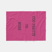 Polaire Trop assez pour travailler la couverture (Devant (Horizontal))