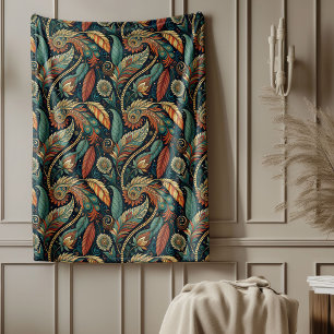 Polaire Une couverture confortable d'inspiration tribale p
