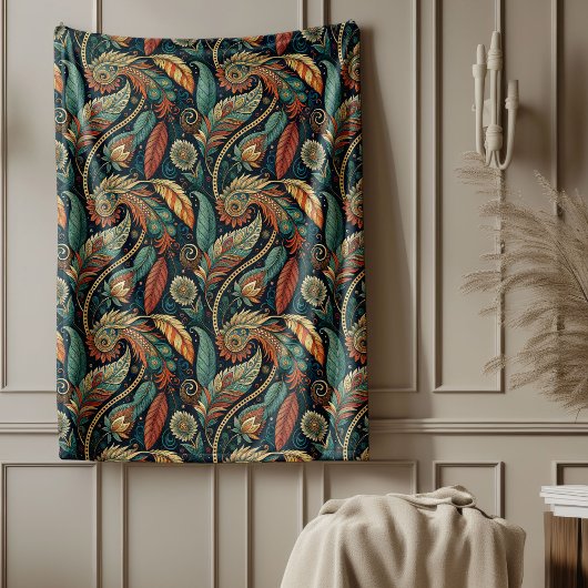 Polaire Une couverture confortable d'inspiration tribale p