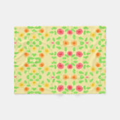 Polaire Une Couverture Designer Avec Jaune Beurre (Devant (Horizontal))