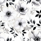 Polaire Une couverture florale monochrome tendance pour un