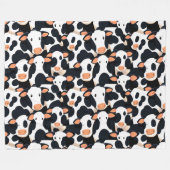 Polaire Vache Couverture géante (Devant (Horizontal))