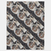 Polaire Vélo De Chemin Moto Cog De Roue, Grosse Couverture (Devant)