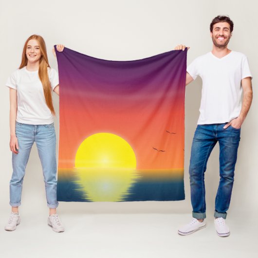 Polaire Vibrante Couverture en Molleton Drapeau de Fierté (En situation)
