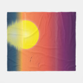 Polaire Vibrante Couverture en Molleton Drapeau de Fierté (Devant (Horizontal))