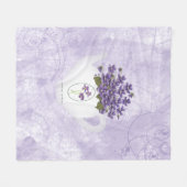 Polaire Violettes Dans La Couverture En Toile De Téton (Devant (Horizontal))