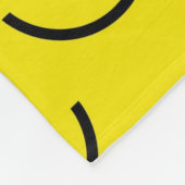 Polaire Visage de sourire - couverture heureuse d'ouatine (Coin)