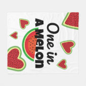 Polaire Watermelon Dreams : Un dans une couverture en pola (Devant (Horizontal))