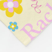 Polaire Yellow rose bleu filles nom Rachael couverture de  (Coin)