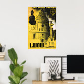 Poland Lwow Vintage Travel Poster Retro Wall Art (Bureau à domicile)