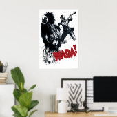 Poland WWII Propaganda Poster Hands Off! (Bureau à domicile)