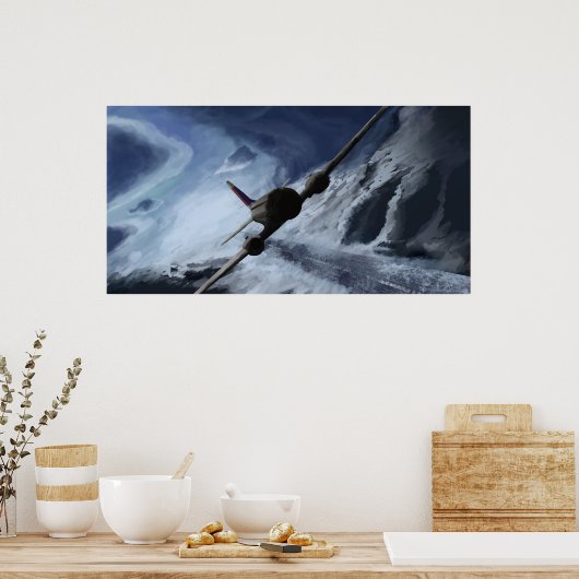 Polar Aviation Poster (Keuken)