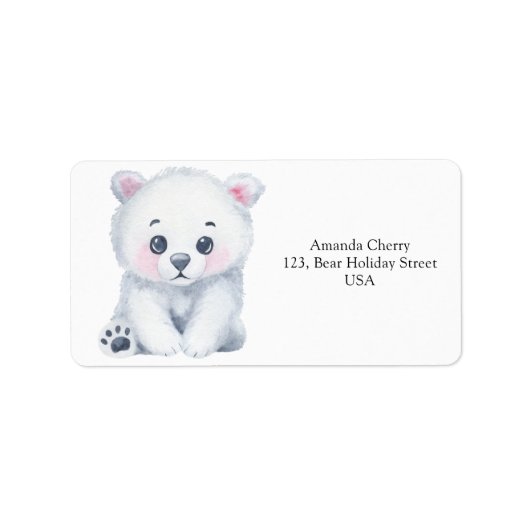 Polar baby-beer etiket (Voorkant)