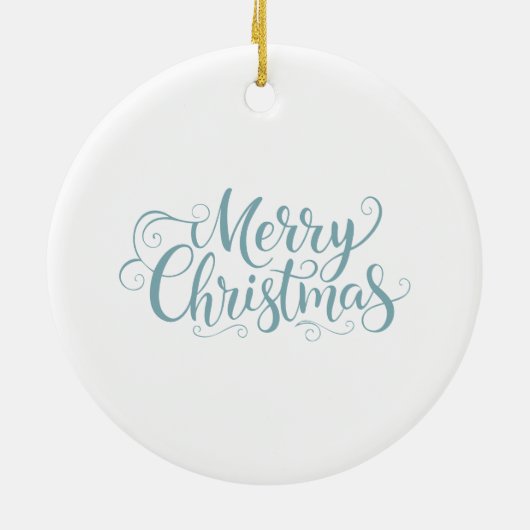 Polar Bear Ceramic Ornament (Achterkant)