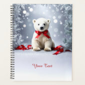 Polar Bear Christmas Holiday Planner (Devant)