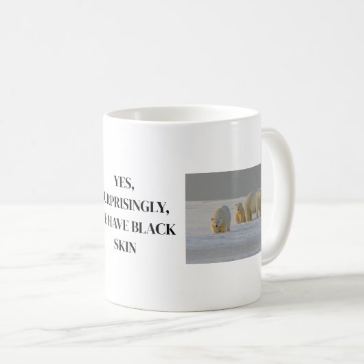 Polar bear coffee mug (Devant droit)