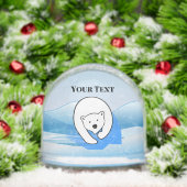 Polar Bear Design Snow Globe Sneeuwbol (Kerstmis)